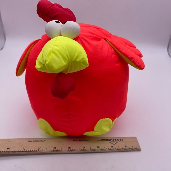 Vintage Playskool Awesome Toss 'Ems Rooster Puffalump 9" 1992 Plush Stuffed Toy - Picture 4 of 10